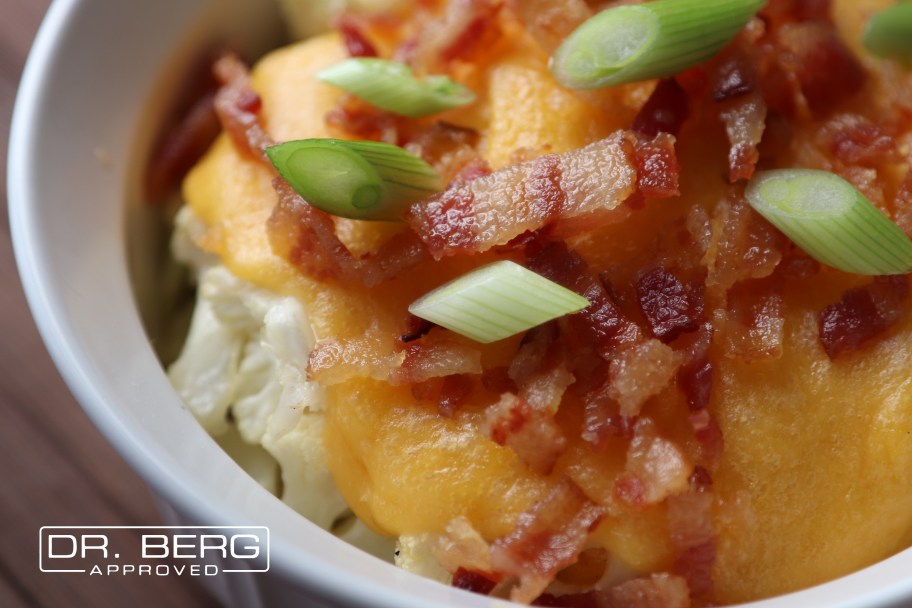 Cauliflower, Bacon, and Cheese
