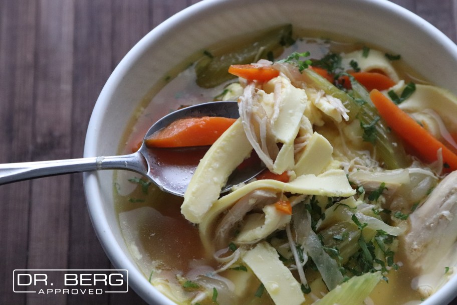 Keto Chicken Noodle Soup
