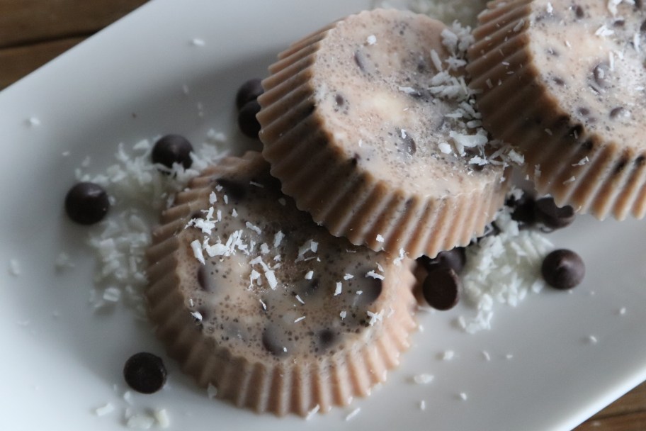Chocolate Chip Coconut Butter Fat Bombs (Vegan-Friendly)