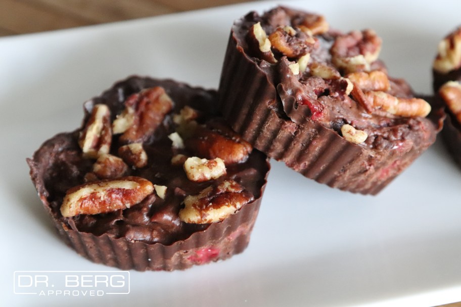 Chocolate Strawberry Fat Bombs (Vegan-Friendly)