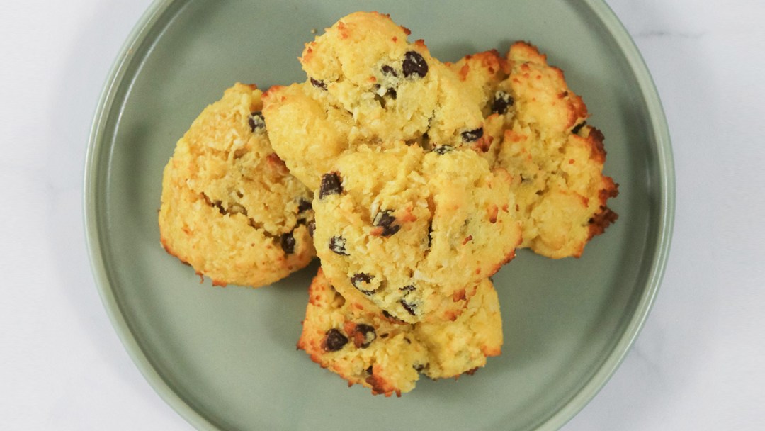 Keto Coconut Chocolate Chip Cookies Recipe