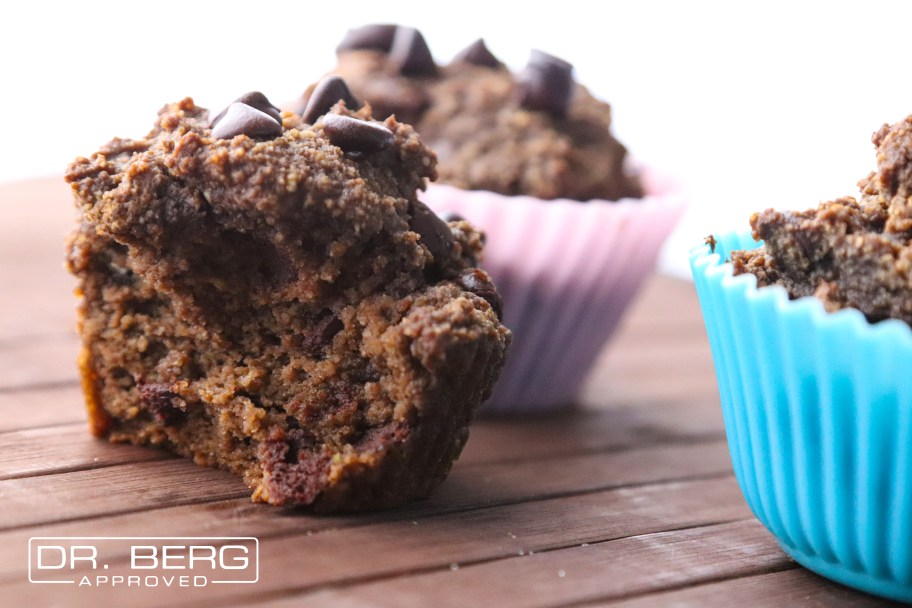 Double Chocolate Chip Avocado Muffin Bites