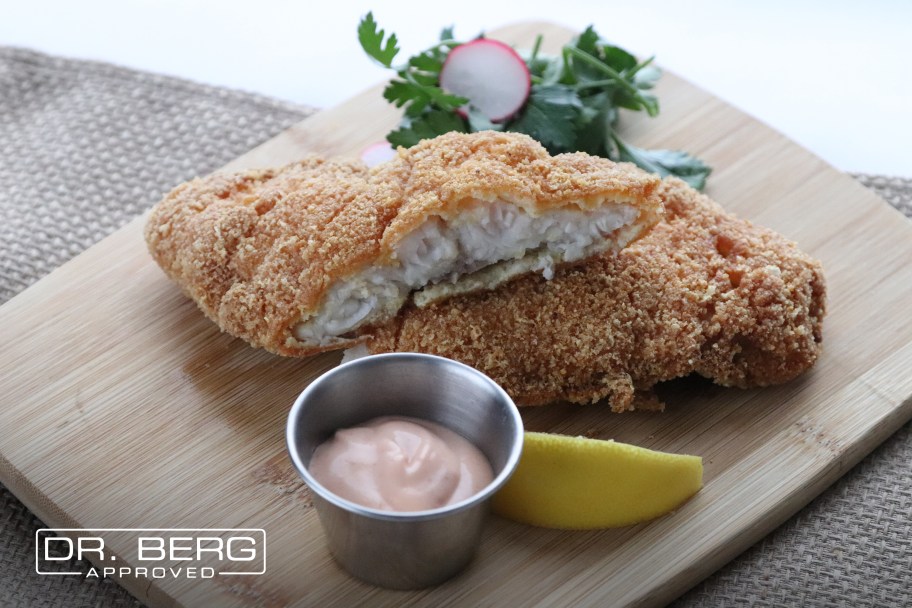 Crispy Keto Fried Fish with Spicy Dipping Sauce