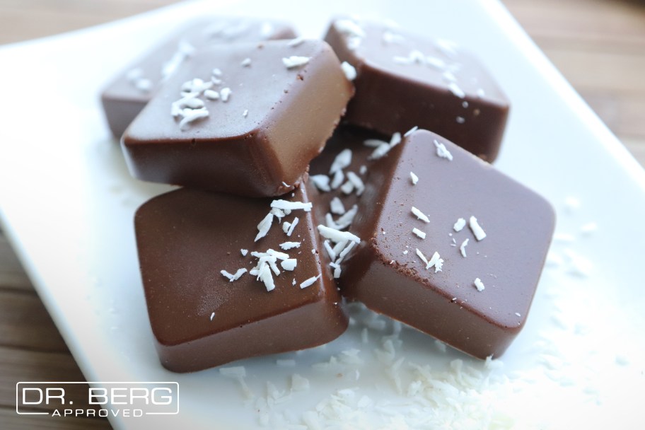 Frozen Chocolate Coconut Bites