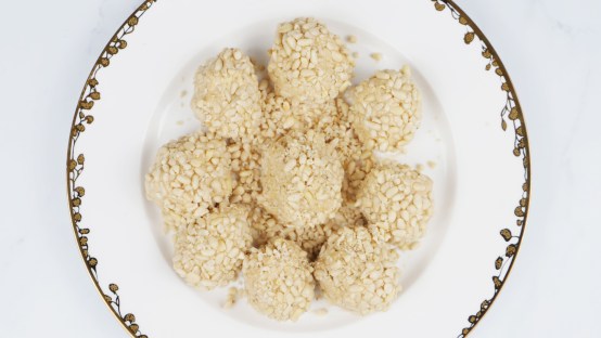 Keto Almond Butter Pine Nut Fat Bombs