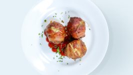 Keto Bacon-Wrapped Meatloaf Bites