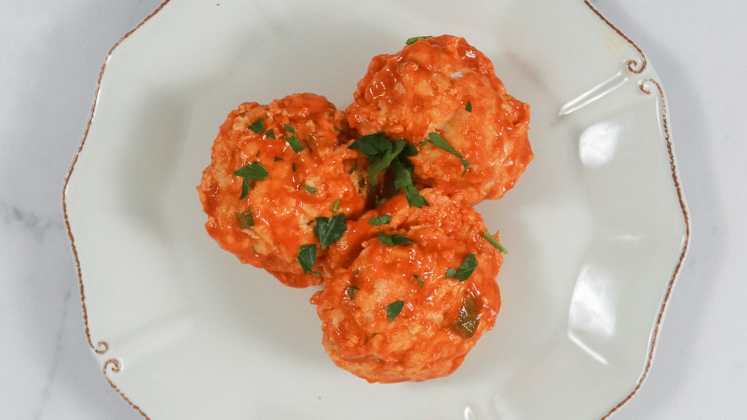 Keto Buffalo Chicken Meatballs Recipe