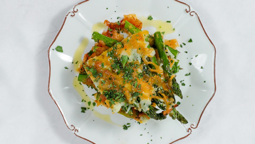 Keto-Friendly Cheesy Asparagus Casserole