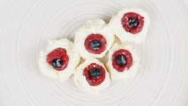 Keto Double Berry Cream Cheese Fat Bombs