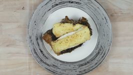 Keto French Herbed Pork Chops with Brie