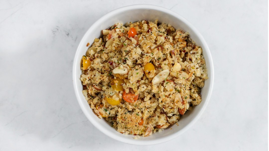 Keto Mediterranean Cauliflower Rice