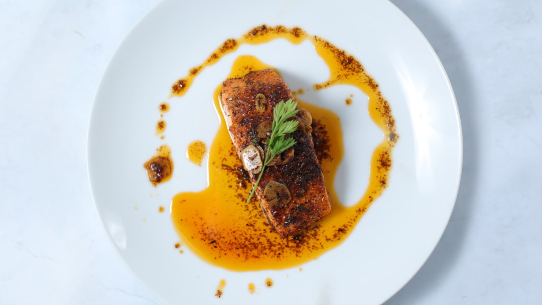 Keto Salmon with Lemon Garlic Butter Sauce