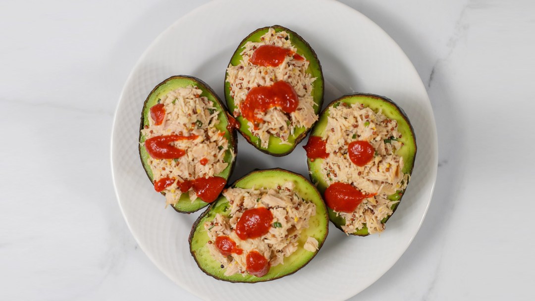 Keto Tuna Stuffed Avocado