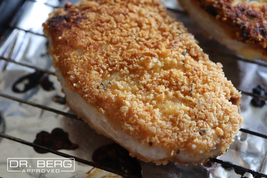 Pork Rind and Parmesan Crusted Pork Chop