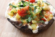 Mediterranean Stuffed Portabella Mushrooms