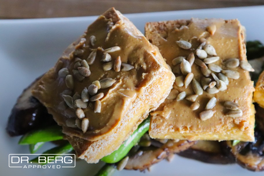 Vegan Tofu Peanut Butter “Sandwiches”