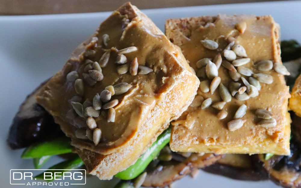 Vegan Tofu Peanut Butter “Sandwiches”