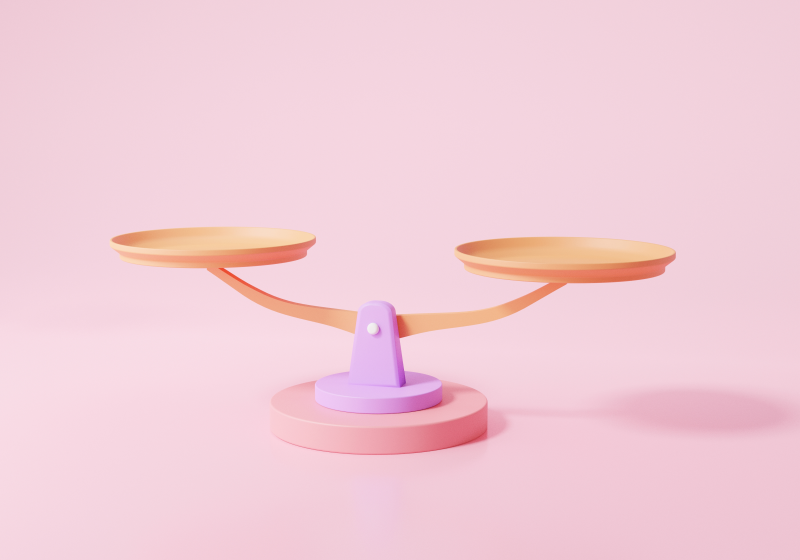 Balanced scale