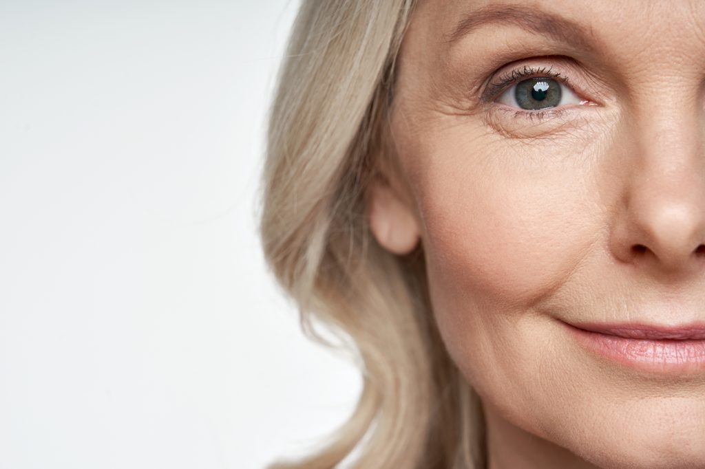 Woman with beautiful skin