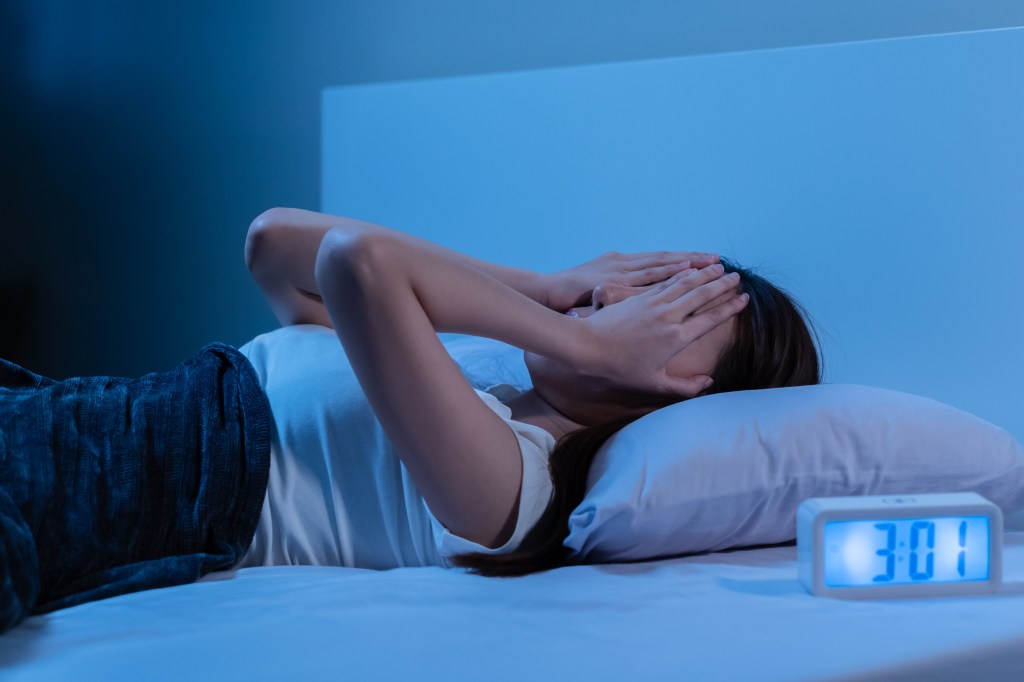 Restless women can’t sleep