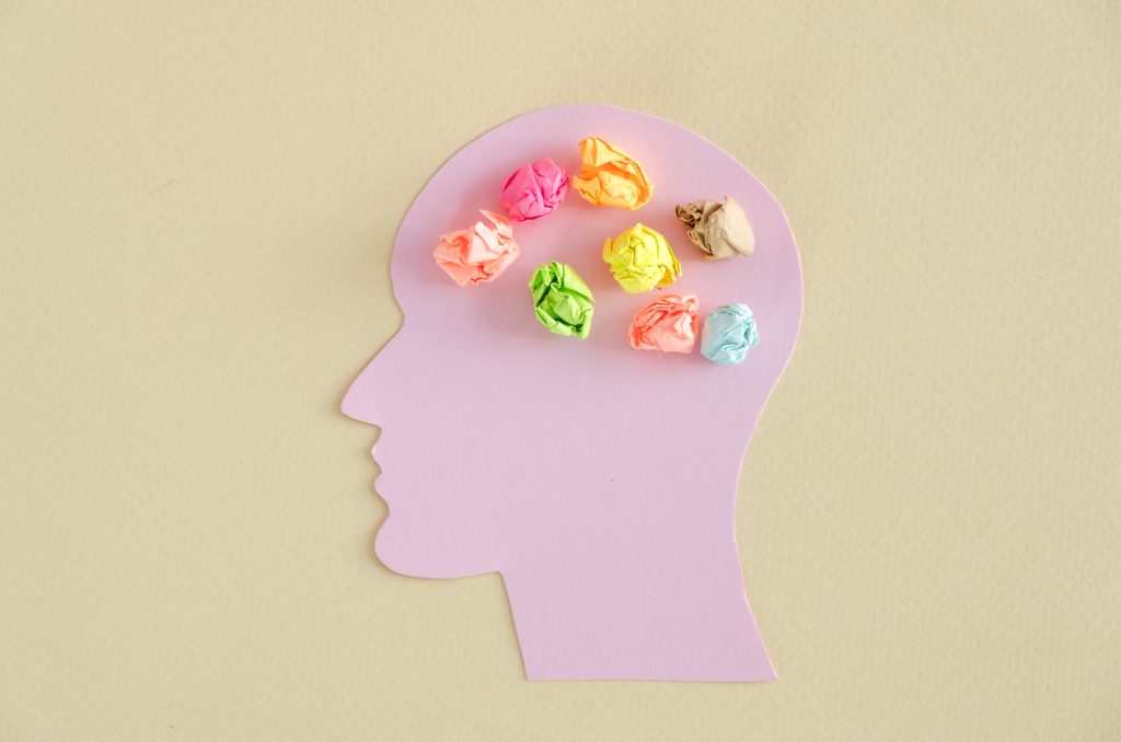 Brain overload illustration