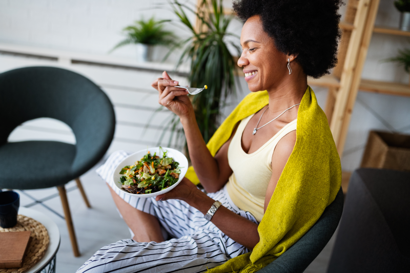 Eating in a calorie deficit
