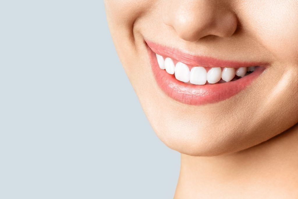 Woman smiling