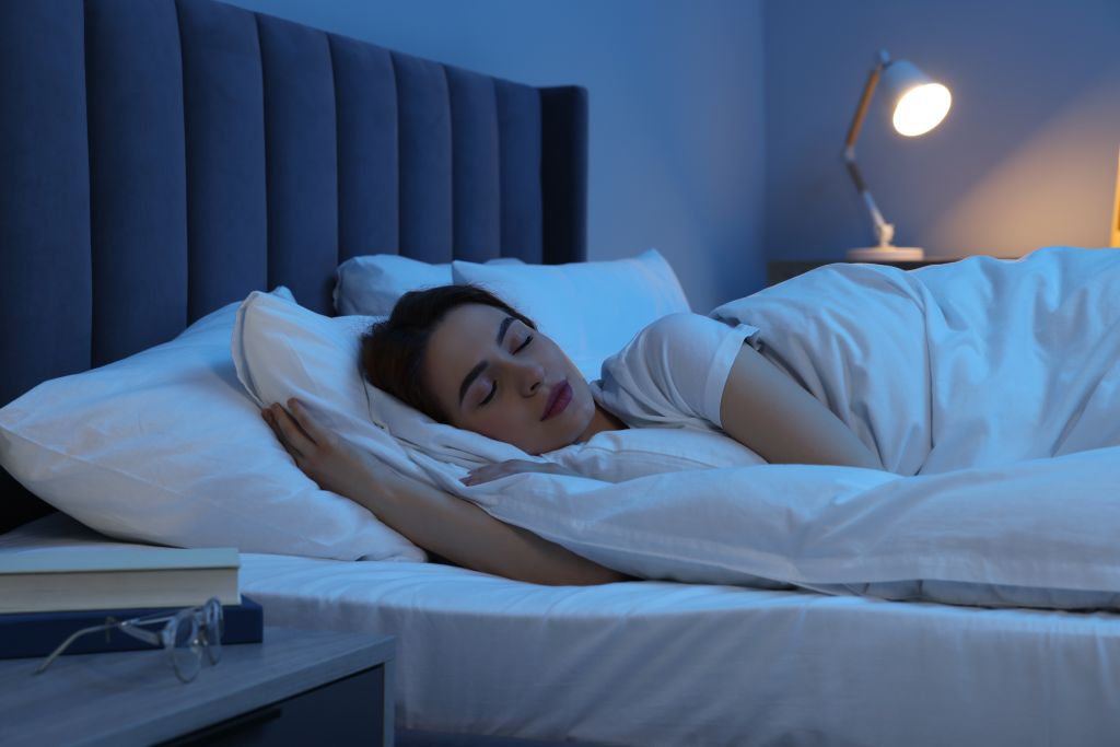 Woman sleeping peacefully