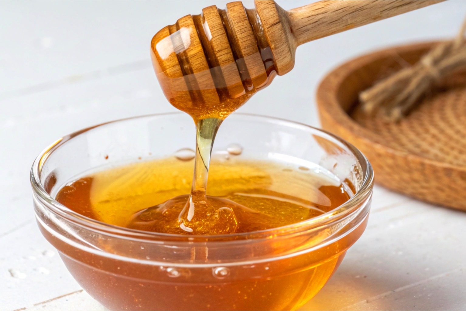 Honey in a bowl