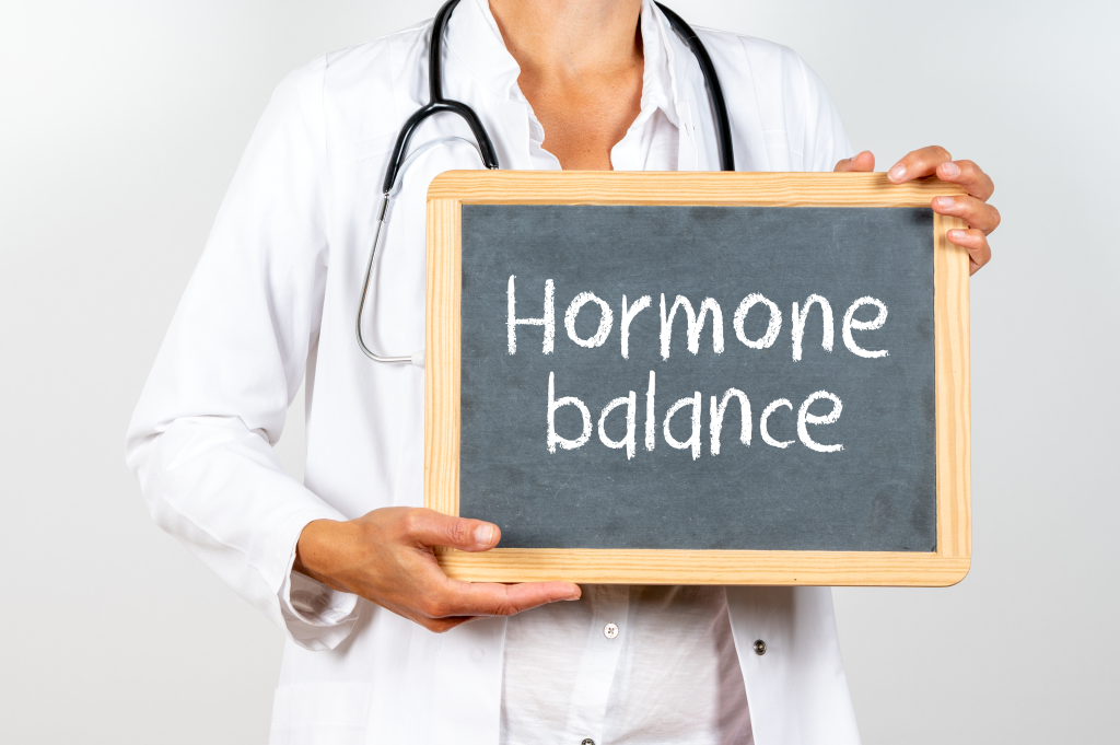 Hormone balance concept