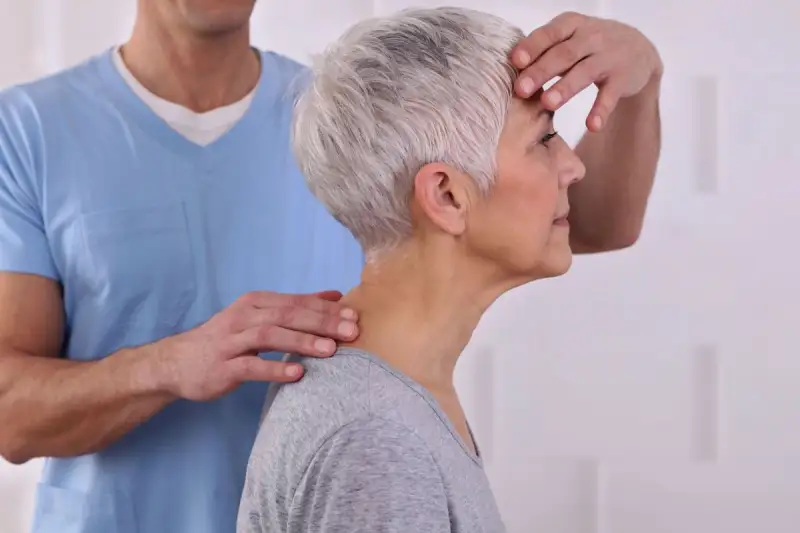 Mature Woman having chiropractic adjustment | How To Fix A Sore Throat Within 2 Minutes! WITHOUT Pills, Herbs Or Drugs | persistent sore throat | sore throat treatment