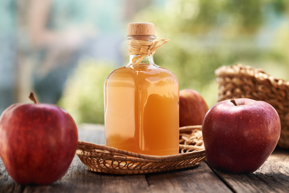 Bottle of apple cider vinegar