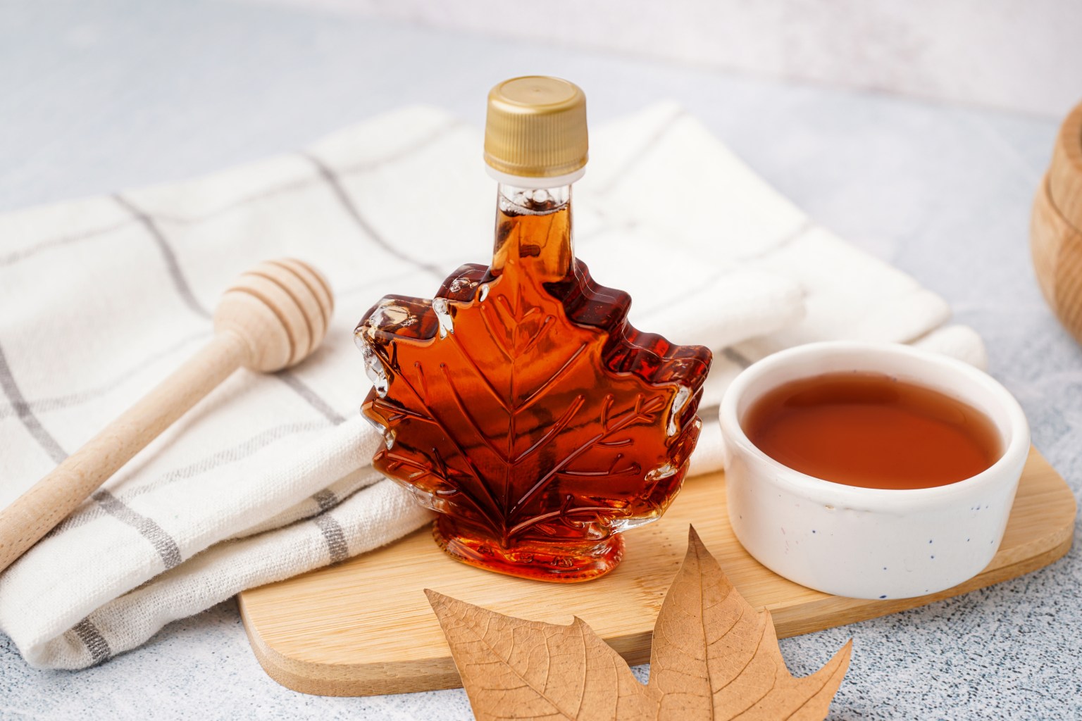 Fresh maple syrup