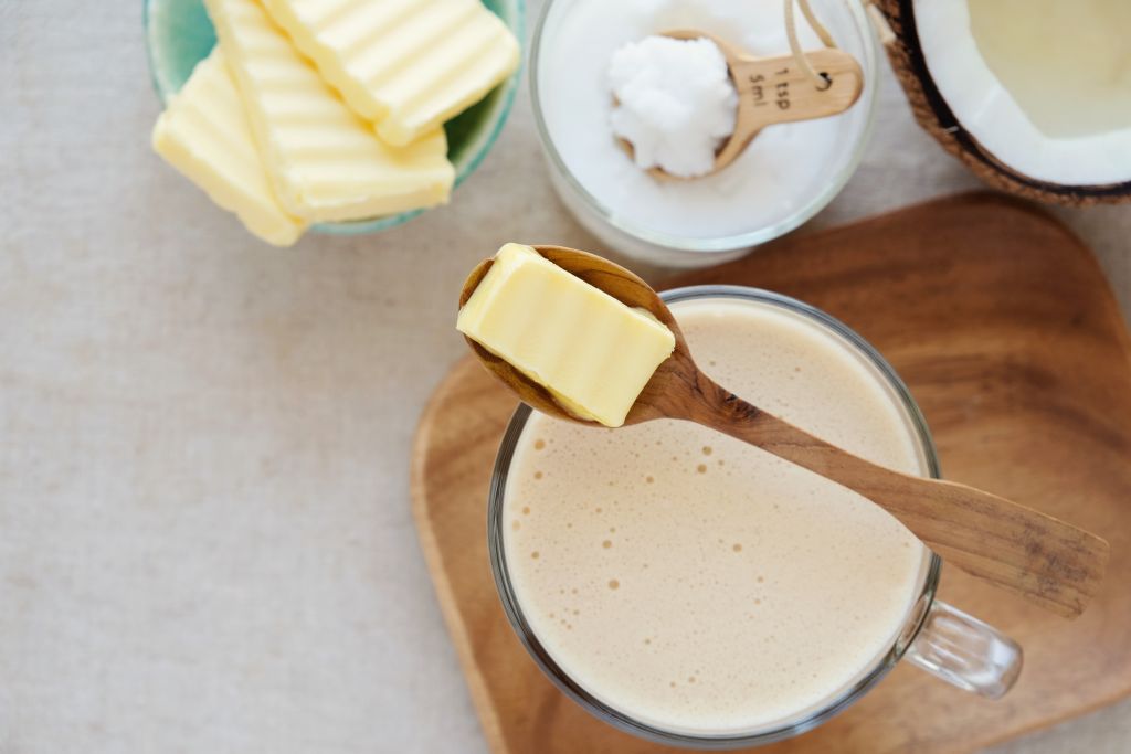 Butter with coffee