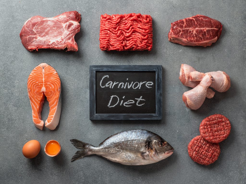 Carnivore diet concept