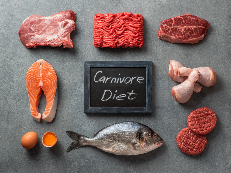 Carnivore diet concept
