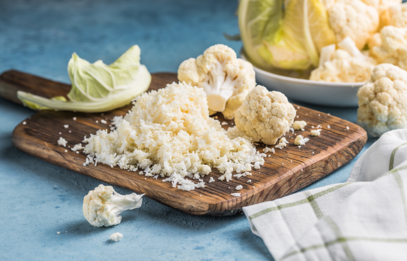 Grated cauliflower