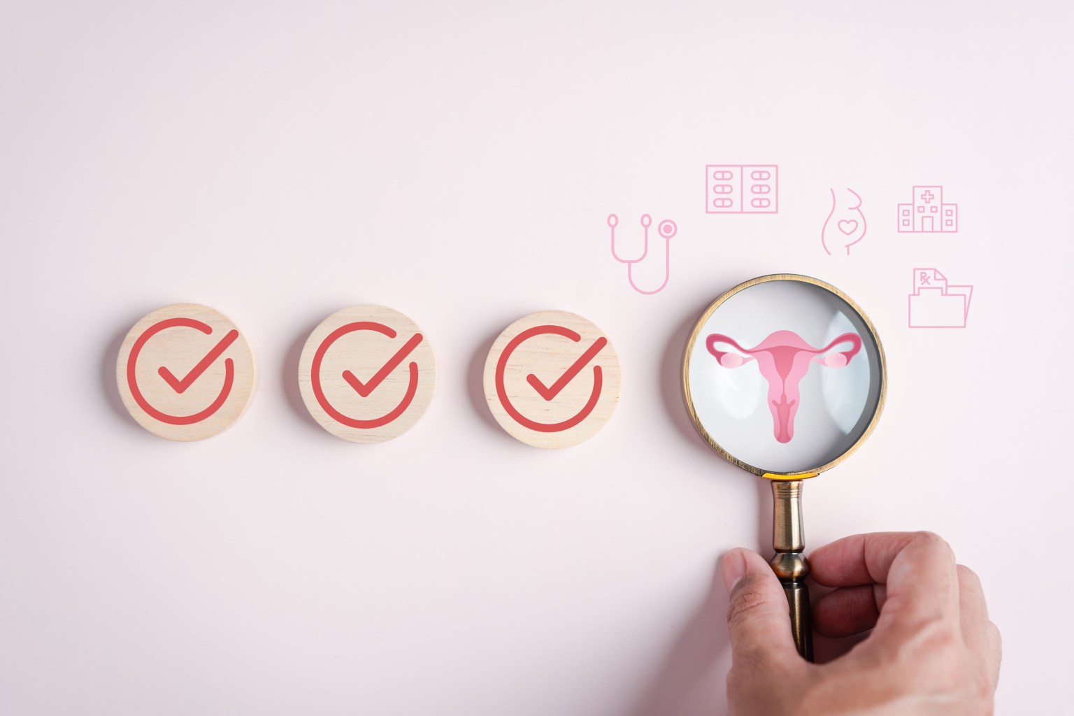 Women's reproductive system check-up