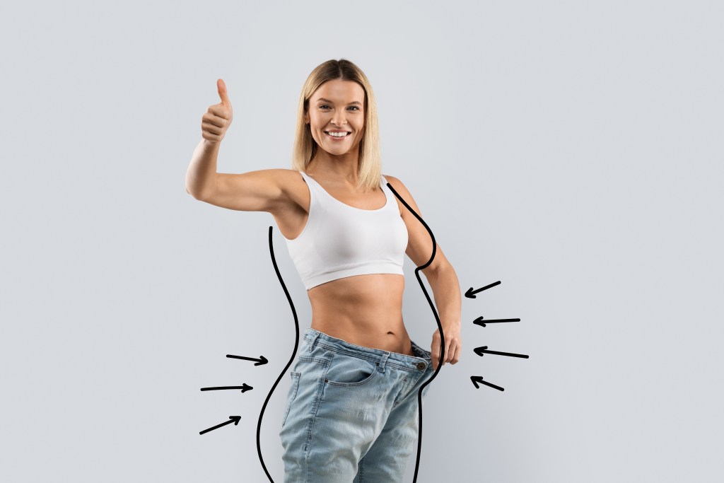 Weight loss concept