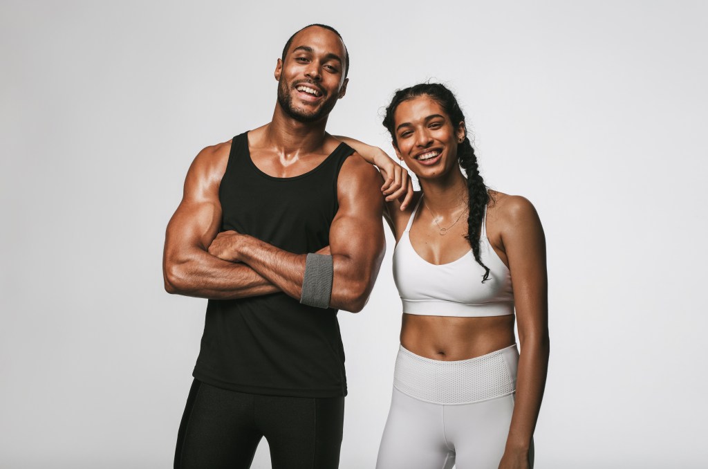 mesomorph athletic body