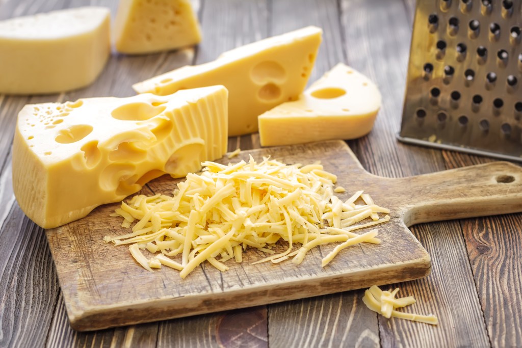 Freshly grated cheese
