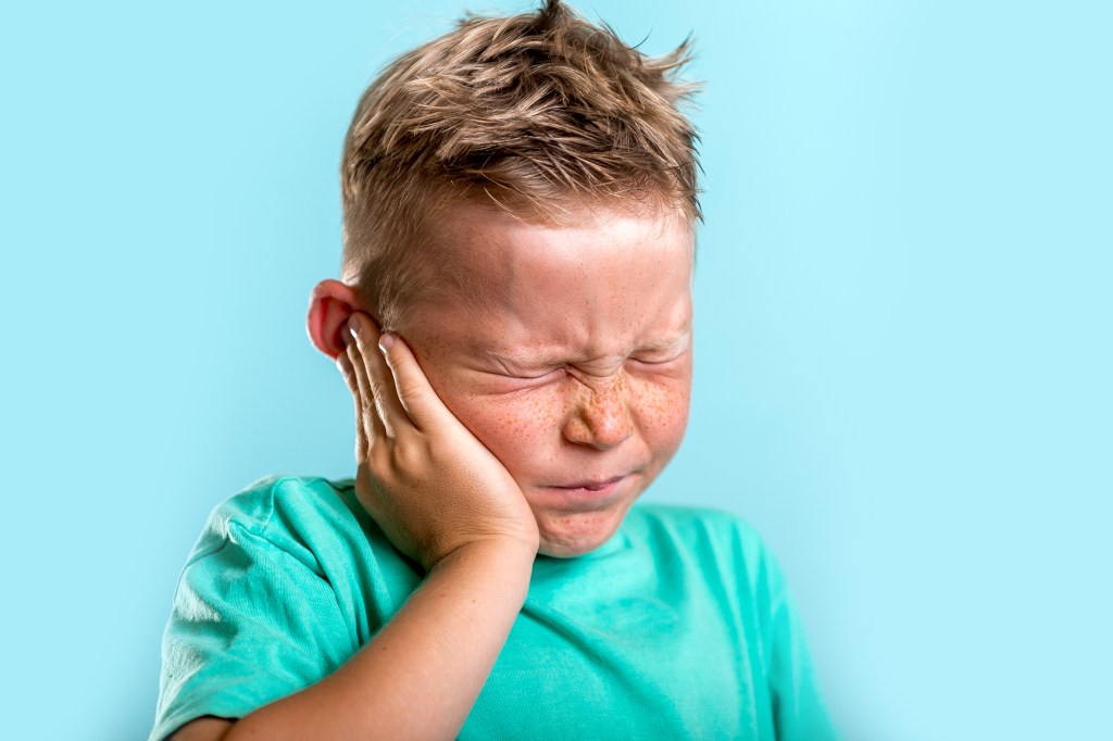 Young boy with earache