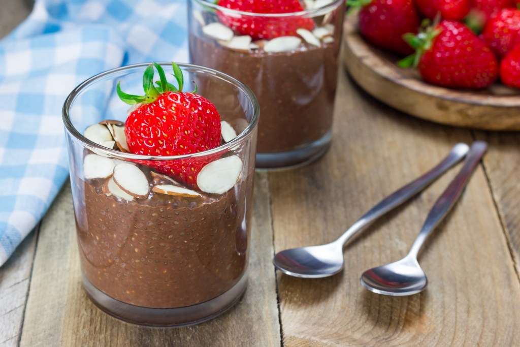 Chocolate chia seed pudding
