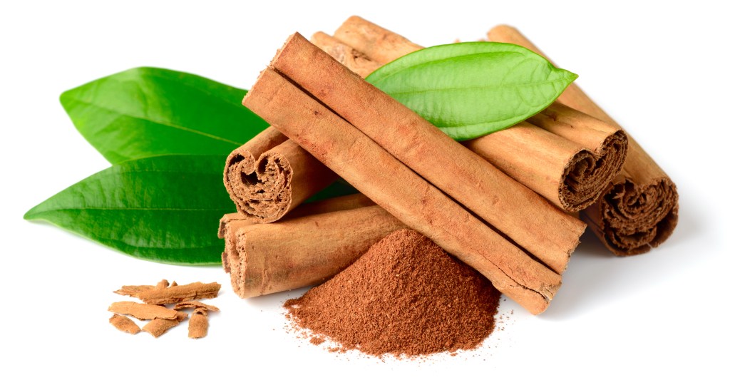 lose-up cinnamon stick