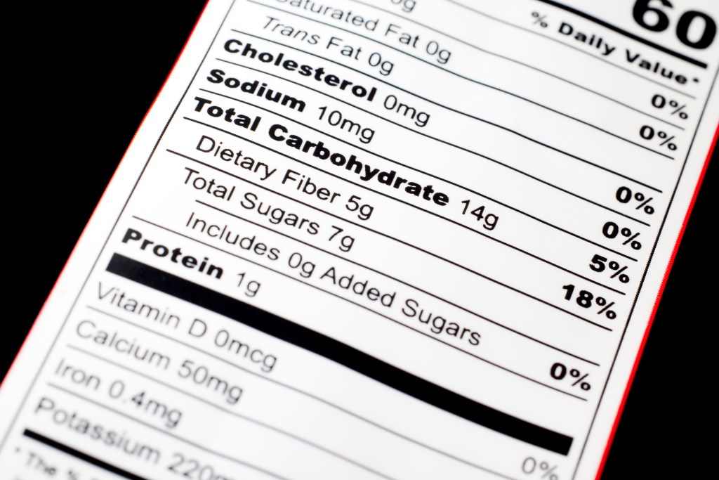Food label  