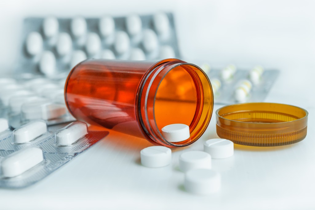 Blister pack and pills