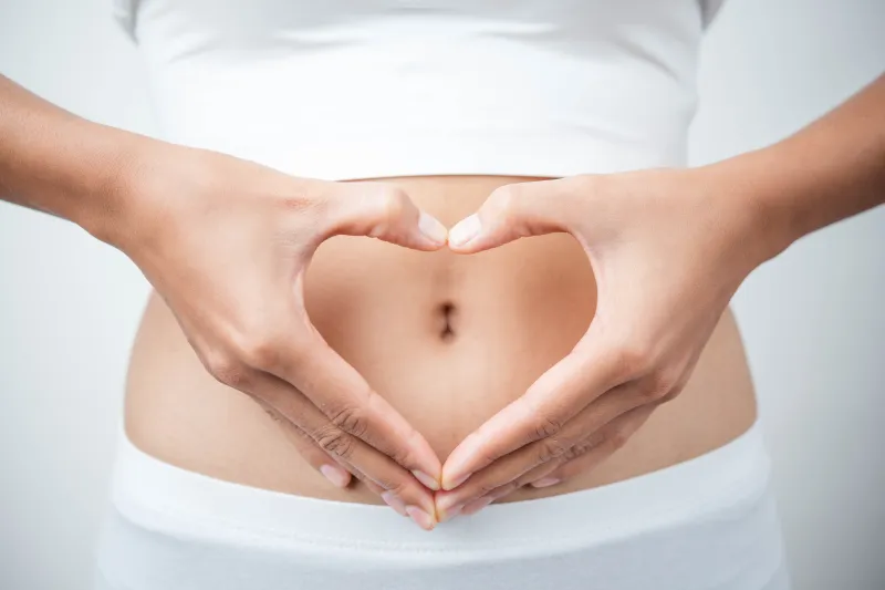 Woman symbolizing healthy digestion
