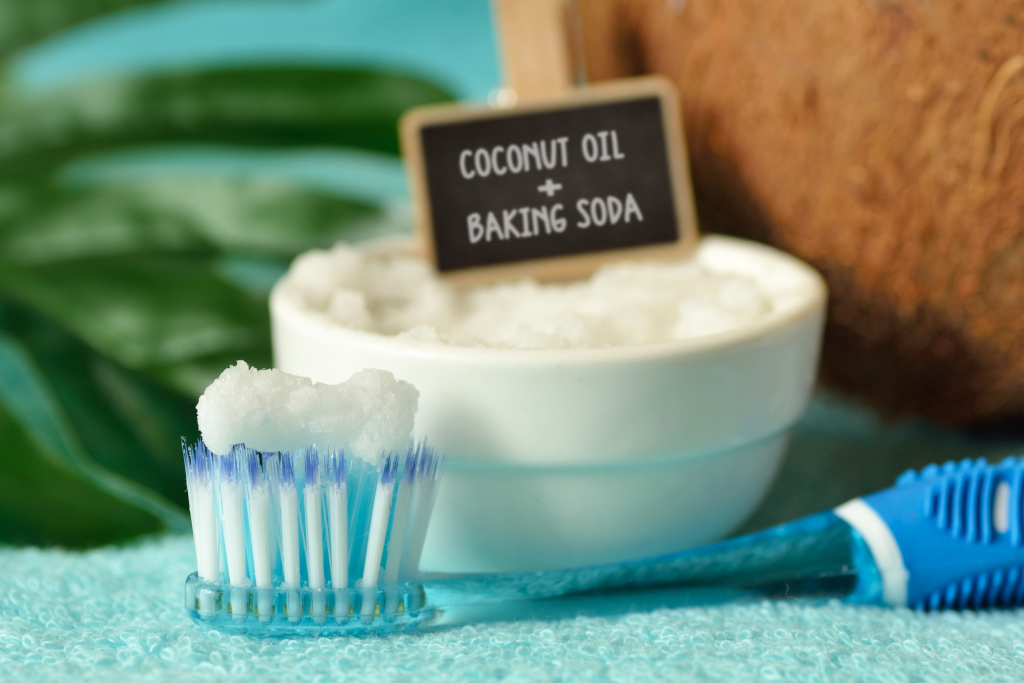 Coconut oil and baking soda