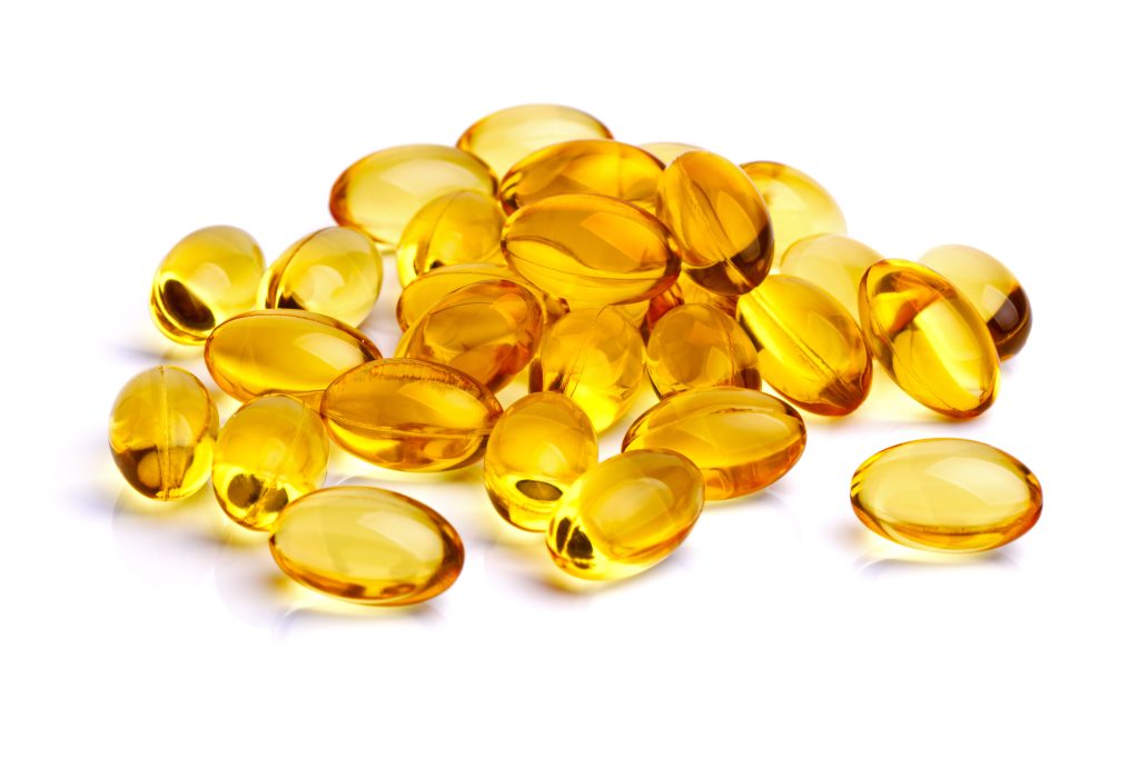 Cod liver oil gel caps