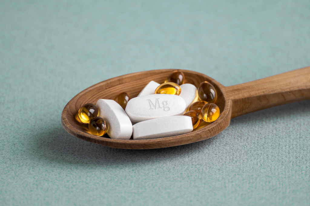 Supplements on a spoon